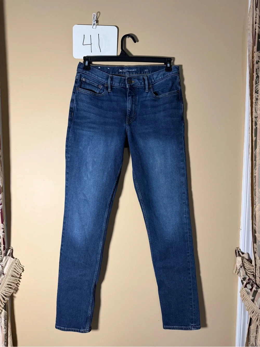 Banana Republic Mens Slim fit Jeans in Dark Blue size 32x34